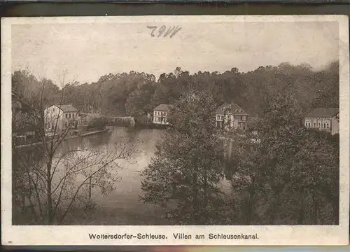 Woltersdorf Erkner Villen am Schleusenkanal Kat. Woltersdorf Erkner