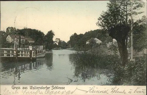 Woltersdorf Erkner Schleuse Kat. Woltersdorf Erkner