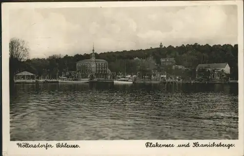 Woltersdorf Erkner Schleuse Flakensee Kranichsberge Kat. Woltersdorf Erkner