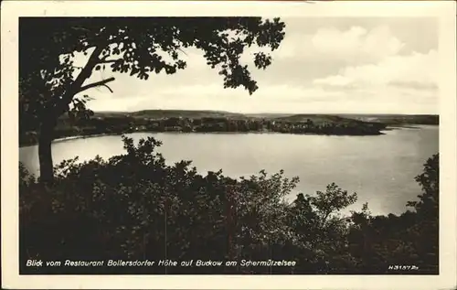 Bollersdorf Buckow Schermuetzelsee Kat. Oberbarnim