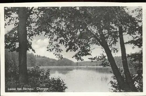 Lanke Bernau Obersee Kat. Wandlitz