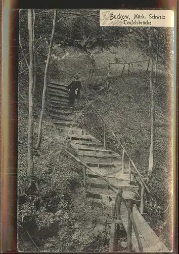 Buckow Maerkische Schweiz Teufelsbruecke Kat. Buckow Maerkische Schweiz