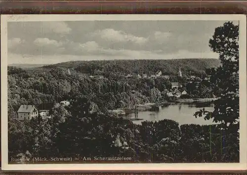 Buckow Maerkische Schweiz Schermuetzelsee Kat. Buckow Maerkische Schweiz