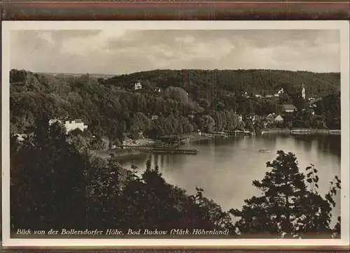 Buckow Maerkische Schweiz Bollersdorfer Hoehe Blick Kat. Buckow Maerkische Schweiz