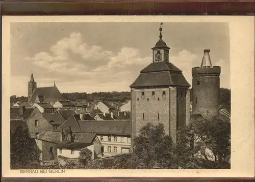 Bernau Berlin Stadt Kat. Bernau