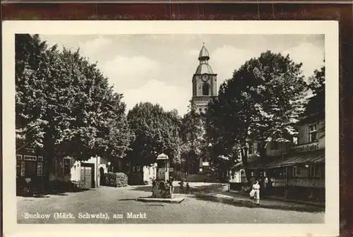 Buckow Maerkische Schweiz Markt Kat. Buckow Maerkische Schweiz