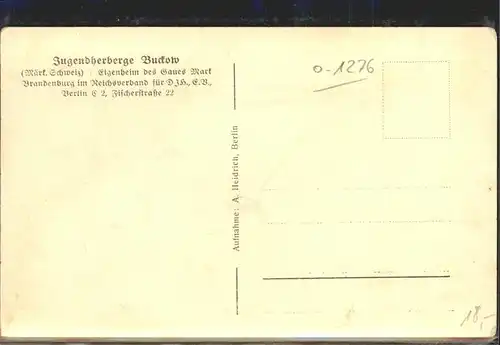 Buckow Maerkische Schweiz Grosser Tagesraum Jugendherberge Kat. Buckow Maerkische Schweiz