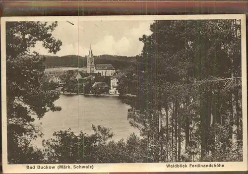 Buckow Maerkische Schweiz Waldblick Ferdinandshoehe Kat. Buckow Maerkische Schweiz