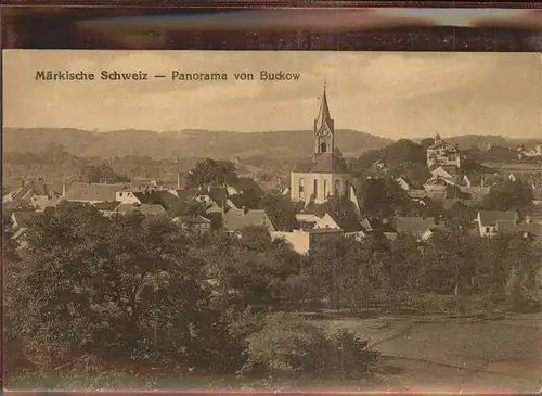 Buckow Maerkische Schweiz Panorama Kat. Buckow Maerkische Schweiz