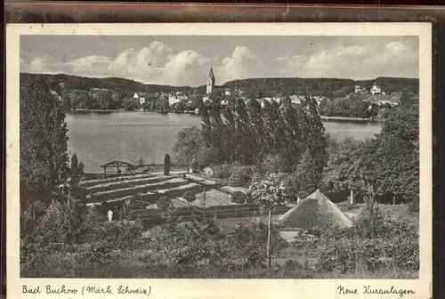 Buckow Maerkische Schweiz Neue Kuranlagen Kat. Buckow Maerkische Schweiz