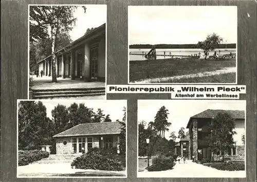 Altenhof Eberswalde Werbellinsee Pionierrepublik Wilhelm Pieck Lager Kat. Schorfheide