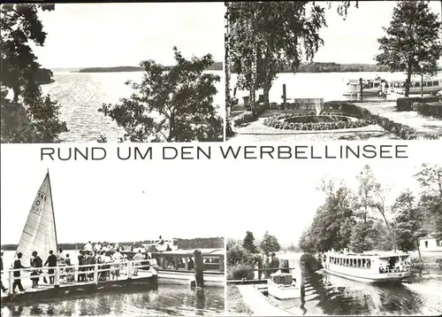Altenhof Eberswalde Werbellinsee Landungssteg Faehrboot Segelboot Kat. Schorfheide
