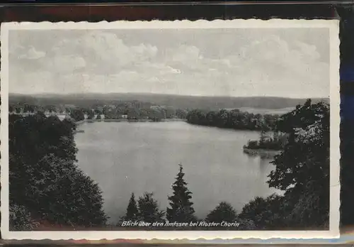 Chorin Blick ueber Amtssee beim Kloster Kat. Chorin