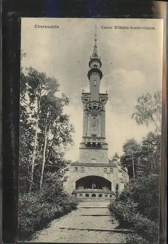 Eberswalde Waldstadt Kaiser Wilhelm Aussichtsturm Jugendherberge Kat. Eberswalde