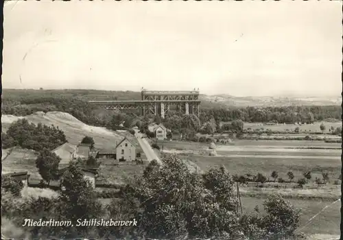 Niederfinow Schiffshebewerk Hohenzollernkanal Kat. Niederfinow