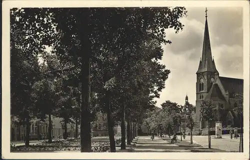 Eberswalde Karl Marx Platz Kirche Kat. Eberswalde