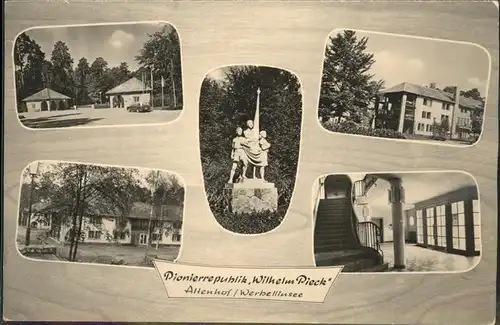 Altenhof Eberswalde Pionierrepublik Wilhelm Pieck Lager Denkmal Kat. Schorfheide