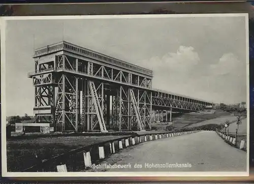 Niederfinow Schiffshebewerk Hohenzollernkanal Kat. Niederfinow