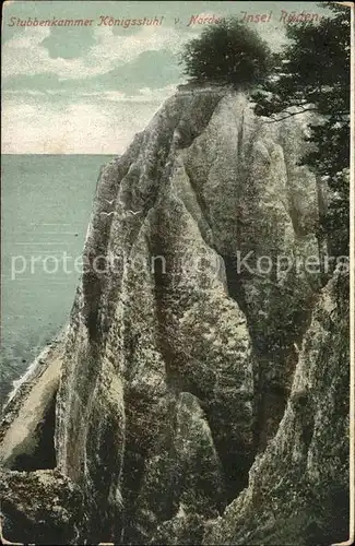 Stubbenkammer Ruegen Koenigsstuhl Kreidefelsen Kat. Sassnitz