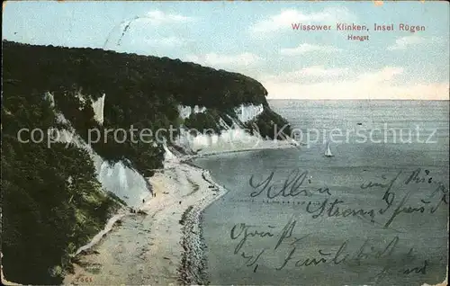 Wissower Klinken Hengst Strand Kreidefelsen Steilkueste Kat. Sassnitz