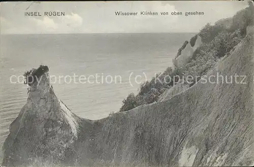 Wissower Klinken Kreidefelsen Steilkueste Kat. Sassnitz