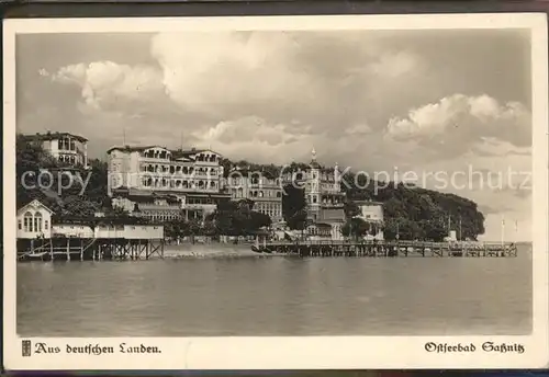 Sassnitz Ostseebad Ruegen Hotels am Meer Landungsbruecke Kat. Sassnitz