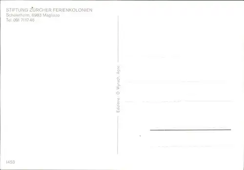 Magliaso Schuelerheim Kat. Magliaso
