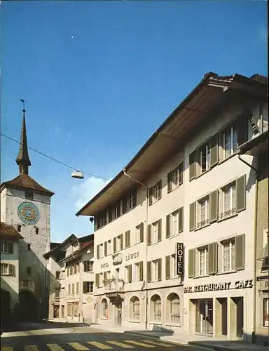 Mellingen AG Hotel Loewen Stadttor Kat. Mellingen