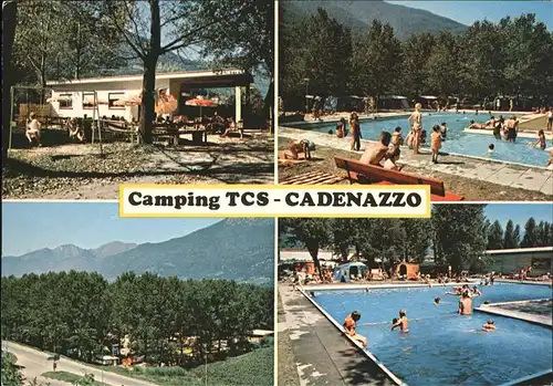 Cadenazzo Campingplatz Schwimmbad Kat. Cadenazzo