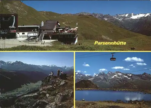 Parsenn Parsennhuette Silvretta Totalpsee Seilbahn Kat. Parsennfurgga