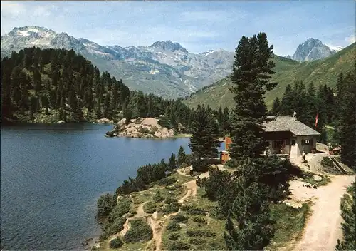 Maloja GR Lago di Cavloccia / Maloja Graubuenden /Bz. Maloja