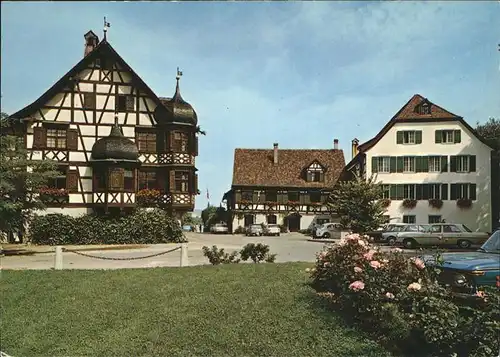 Gottlieben Restaurants Drachenburg und Waaghaus Kat. Gottlieben