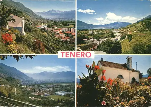 Tenero Panorama Kapelle Kat. Tenero