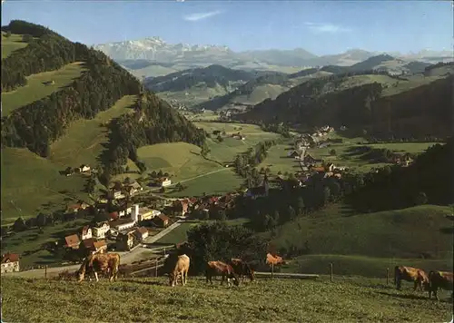 Brunnadern SG Blick zur Saentiskette / Brunnadern /Bz. Toggenburg