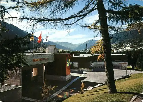 Davos GR Kongresshaus mit Hallenbad Kat. Davos