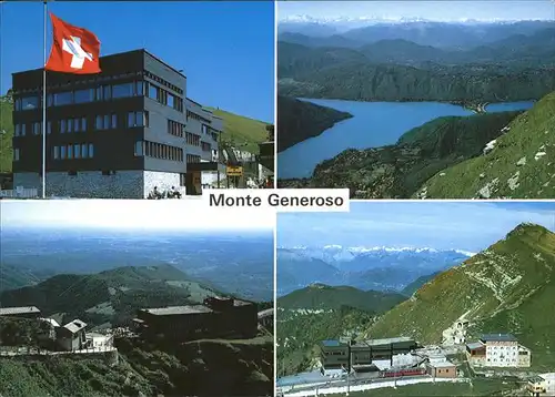 Monte Generoso Panorama Ristorante Ferrovia Bahn Kat. Monte Generoso