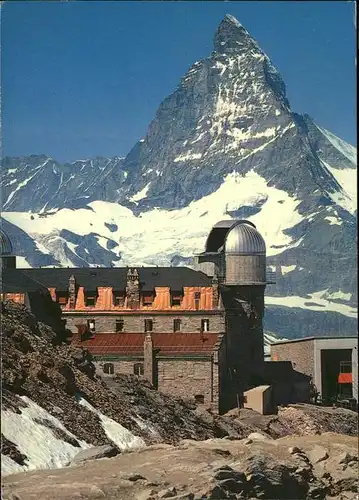 Gornergrat Zermatt mit Matterhorn / Gornergrat /Rg. Zermatt