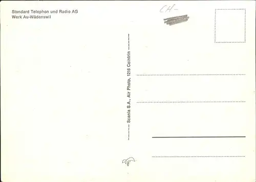 Waedenswil Standard Telephon und Radio Werk Kat. Waedenswil