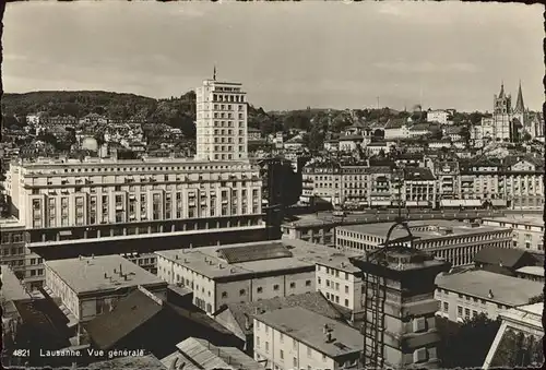 Lausanne VD Vue generale / Lausanne /Bz. Lausanne City