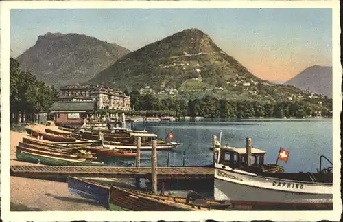 Lugano TI e Monte Bre Strand Kat. Lugano