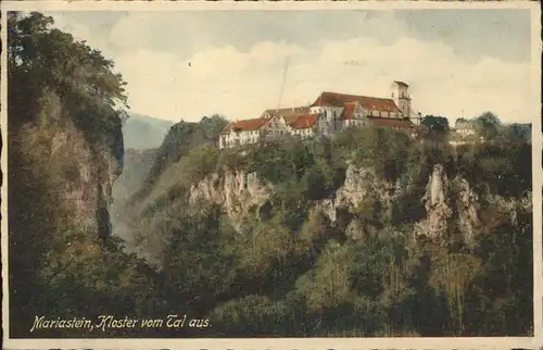 Mariastein SO Kloster vom Tal aus gesehen Kat. Mariastein