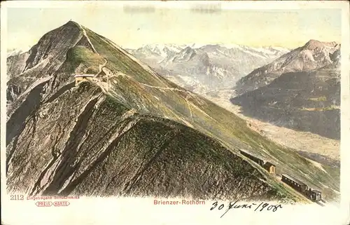 Brienzer Rothorn BE Panorama Kat. Brienzer Rothorn