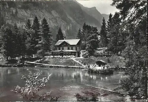 Blausee BE Partie im Kandertal Kat. Blausee Mitholz