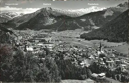 Davos GR gegen Seehorn und Pischahorn Kat. Davos