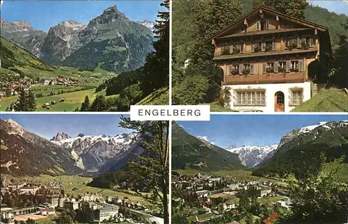 Engelberg OW Panorama Teilansichten Kat. Engelberg
