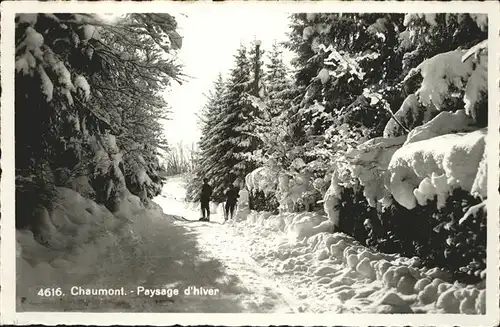 Chaumont NE Paysage d hiver Kat. Chaumont