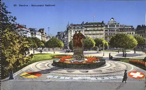 Geneve GE Monument National Kat. Geneve