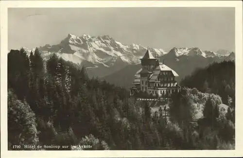 Les Avants Hotel de Sonloup Kat. Les Avants