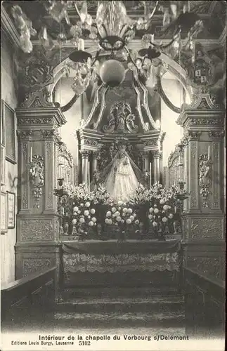 Delemont Interieur de la chapelle du Vorbourg Kat. Delemont