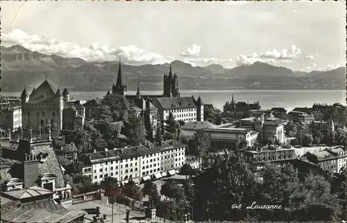 Lausanne VD Panorama / Lausanne /Bz. Lausanne City